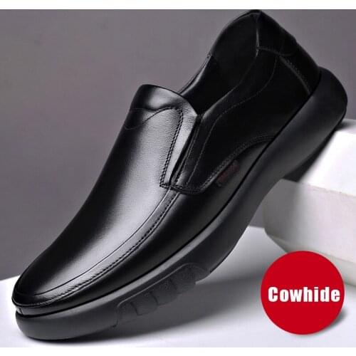 Genuine Leather Casual Shoes Luxury Brand Men Loafers Moccasins Comfort Breathable Slip on Soft Driving Shoes Plus Size 38-47