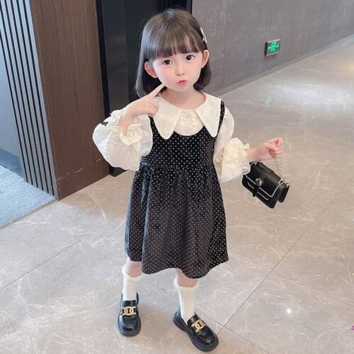Clothes For Girls Big Bow Clothing For Girls Tshirt + Dress Girls Tracksuit Spring Autumn Kids Tracksuit