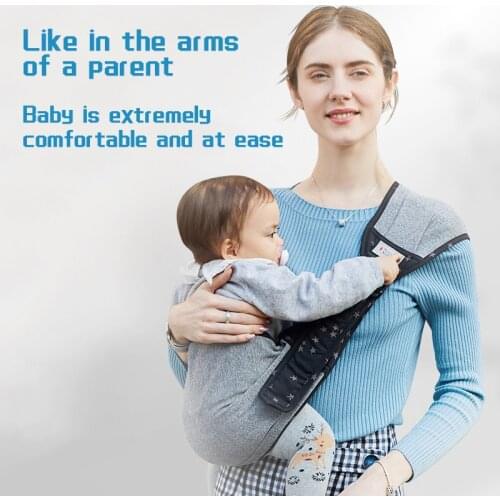 Portable Baby Carrier Adjustable Toddler Wrap Sling Multifunctional Crossbody Shoulder Baby Sleeping Strap Newborn Shower Gift