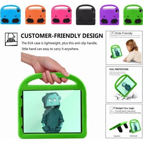 Shockproof Kids Friendly EVA Case For iPad Mini 2 3 4 Kids Beetle Stand Tablet Cover For Apple Air 1 2 3 4 ipad 2 3 4 10.2 pro11