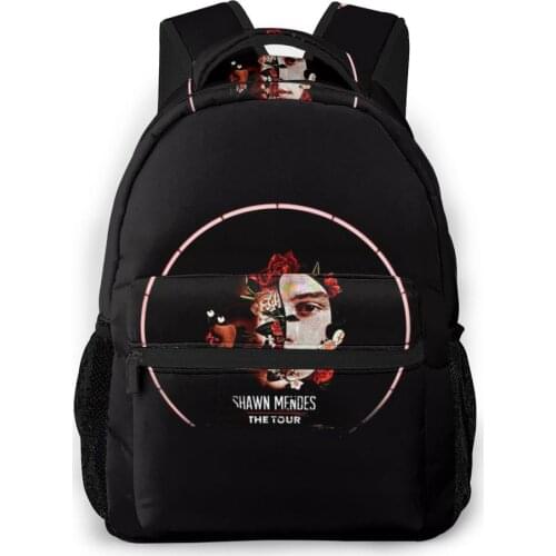 Shawn Mendes Backpack for Girls Boys Travel RucksackBackpacks for Teenage school bag