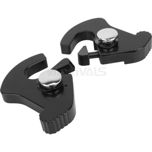 Detachable Rotary Sissy Bar Luggage Rack Docking Latch Clip Kit for Harley Touring 1Set Hottest Motorcycle Covers