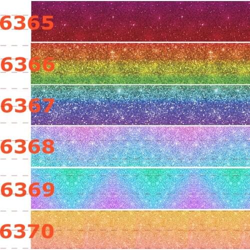 10 Yards 16 mm 22mm 25mm 38mm 50mm 75mm Star Gradual Change Pattern Ribbon Printed Grosgrain Ribbon