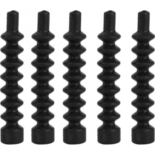 5PCS Bike V-Brake Cable Hoses Bicycle V brake Pipe Brake Line Trap Rubber Boot Bike Brake Cable Boots Protective Hose Cover