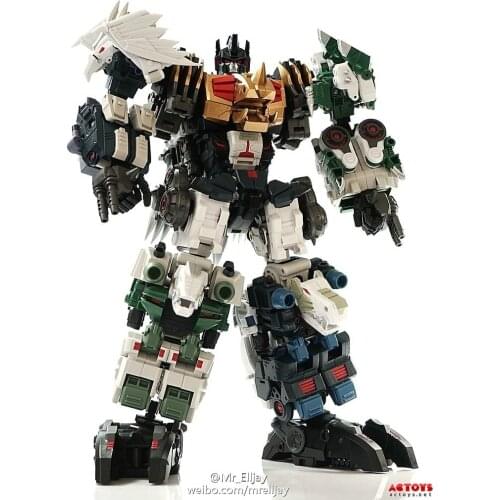 6 in 1 Fansproject FPJ Fans Project Saurus Ryu-Oh Dinokings Combiner Set of 6 Transformation Action Figure