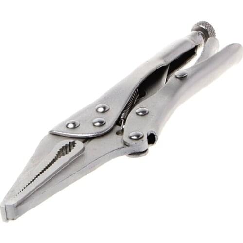 7Inch Locking Pliers Long Nose Straight Jaw Lock Vise Grip Clamp Hand Tool 165mm
