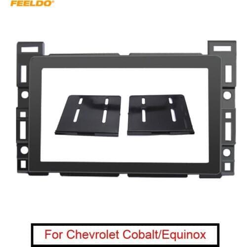 FEELDO Car 2Din Radio DVD Fascia Frame For CHEVROLET Cobalt PONTIAC G5SATURN Aura Stereo Dash Mount Panel Frame Installation