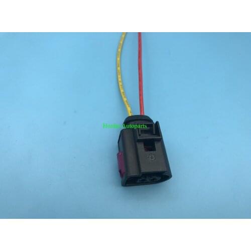 Free shipping 10/20/50/100 1J0973702 Electrical Harness 2 Pin Connector Plug Wiring A4 A6 A8 Q5 Q7 1J0 973 702