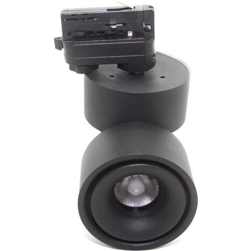 Free Shipping 10pcs/lot High Power 15W 20W COB LED Track Lighting Dimmable Warm Cool White Rail Spot Lights Dimmable AC110V/220V