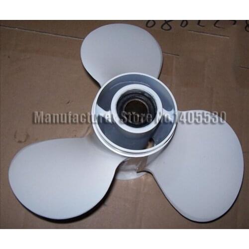 Free Shipping Aluminum Propeller For Yamaha Hidea Parsun YAMABIS 25-30hp outboard motors 3*9 7/8*11-1/4(11.25)