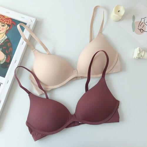 Seamless Bras For Women Sexy Lingerie 3/4 Cup Bralette Wireless Female Brassiere Intimates Push Up Bra Seamless Thin Underwear