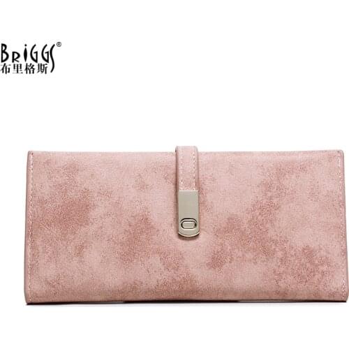 High Quality PU Leather Long Women Wallet Vintage Girls Change Clasp Purse Money Coin Card Holders Wallets Carteras Women