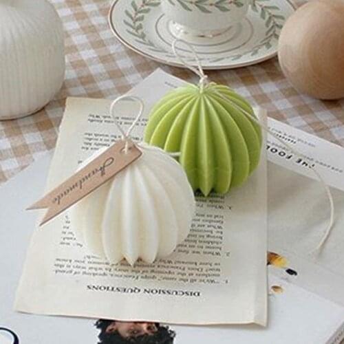 New Round Cactus Shaped candle mould DIY Decorating Tools Fondant Mold Soap Acrylic Candle Moulds wax melt mold candle making