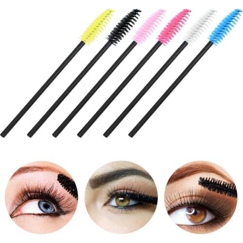 50Pcs Mascara Wands Brushes Eyelash Extension Applicators Disposable Makeup Tool Beauty Supplies