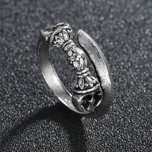 Fashion Rings for Men Punk Gothic Creative Claw Ring Women Hip Hop Band Jewelry Charm Gift