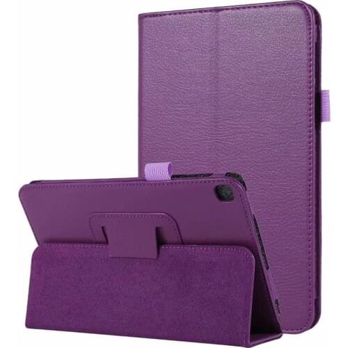 Fashion Popular Tablet Cover for Samsung Galaxy Tab P200 P205 Case 8.0 Inch 2019 Litchi PU Leather Shell Stand Holder Coque+pen