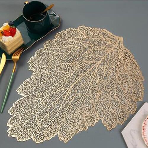 Table Mats Hollow Out Bauhinia Shaped Placemat Heat Insulation Pad Decorative Tools for Home Shops
