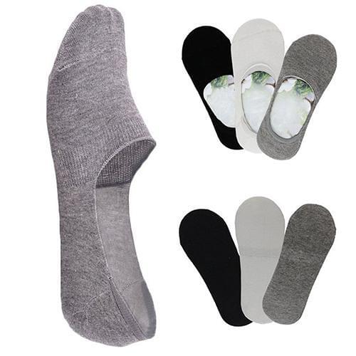 1 Pair Women Men Loafer Socks Boat Non-Slip Invisible No Show Nonslip Liner Low Cut Soft Breathable Cotton Short Socks