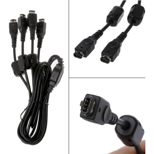 2021 New High Quality Cinpel 4 Player Link Cable for nintendo Gameboy Advanced SP for GBA GBC SP