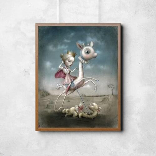 Canvas Posters Prints Mark Ryden Childish Strange Dark World Wall Art Painting Decorative Picture Modern Home Decoration Artwork