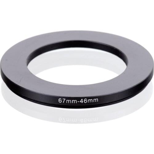 RISE(UK) 67mm-46mm 67-46mm 67 to 46 Step down Ring Filter Adapter black