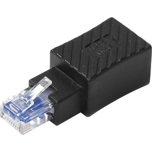 RJ45 Male To Female Converter Adapter for Cat5 Cat6 LAN Ethernet Network Cable Printer Scanner Hard Disk Cable