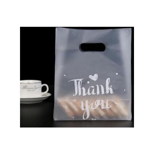 Thank you Plastic Gift Bags, Plastic shopping bags, Retail Bags, Party Favor Bag 50pcs/lot