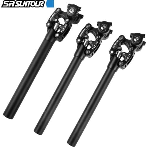 SR Suntour NCX Bicycle Damping Suspension Seat Post Mountain Bike 50mm Travel 27.2/28.6/30.0/30.4/30.9/31.6/33.9*350mm Seat Tube