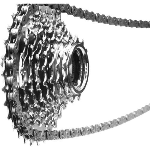 Bicycle Chain 116 Links High Quality Steel And Ultra Light With 10-Speed Chain Road Mountain Bike Chain Replacement Chains