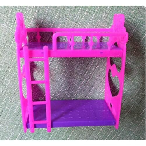 1set girl birthdayfor girl toy plastic bed for doll mini kelly doll play house accessories gift