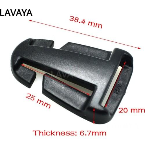 1pcs Webbing size 20*25mm buckle black POM strap buckle plastic Adjustable buckle for bag luggage Outdoor bag