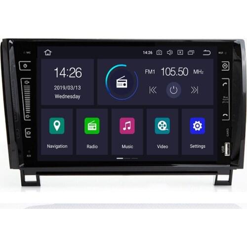 9" IPS SCREEN Android 10 4G 64G 2 DIN CAR GPS For TOYOTA Sequoia Tundra NO DVD PLAYER radio stereo navigation receiver