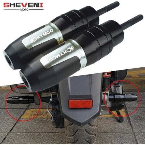 For KYMCO Xciting 300 250 400 Downtown 200i 300i CT250 300 Motorcycle accessories Frame Slider Anti Crash Caps Exhaust Sliders