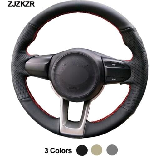 Car Auto Steering-Wheel Cover Volant For Kia K2 2017-2019 Rio 2017-2019 Rio5 2019 Picanto 2017-2019 Morning 2017-2019 Stuurhoes