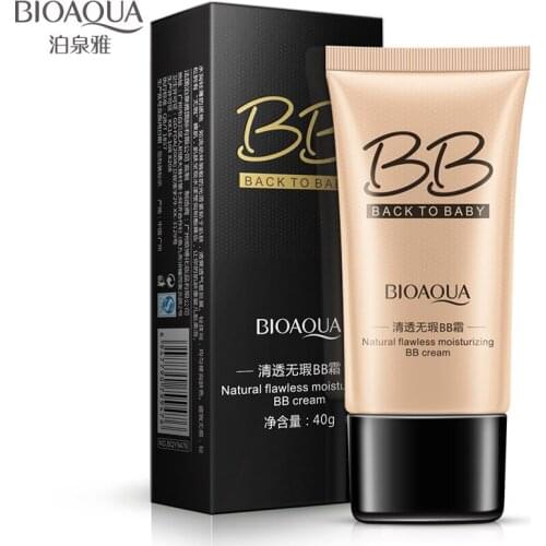 BIOAQUA BB Cream Makeup 3 Colors Natural Flawless Concealer Oil-control Liquid Foundation Moisturizing Cosmetics