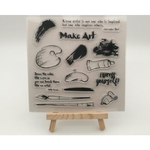 Painting supplies transparent stencil for DIY Scrapbooking photo album decorative sheets