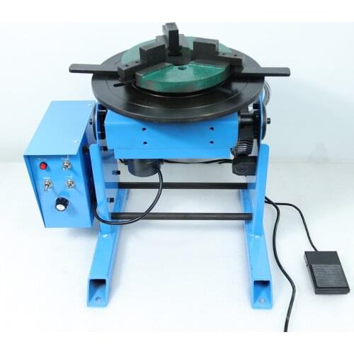 HD100 HD-100 100KG turntable welding positioner with 200mm manual chuck WP-200