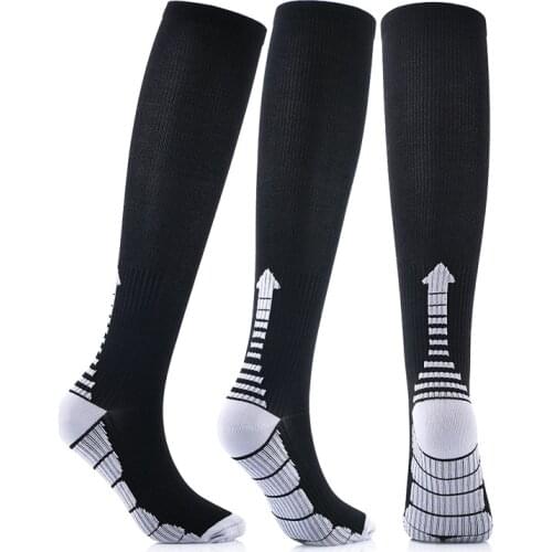 Quality New Compression Socks Arrow Pattern Thigh High Tube Socks Sports Socks Mens Socks Women Running Socks For Gifts