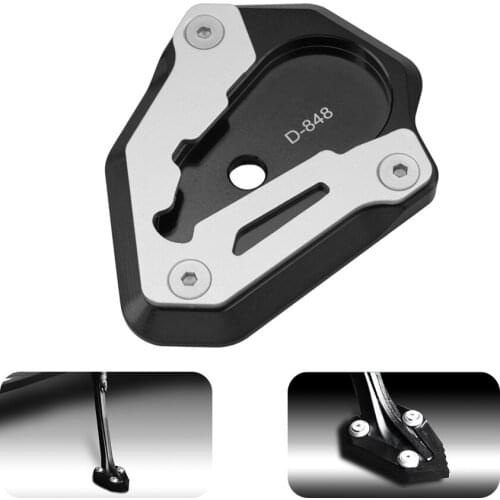 Kickstand Side Stand Pad Plate for Ducati 848 1098 1198 Foot Side Stand Enlarge Extension Pad