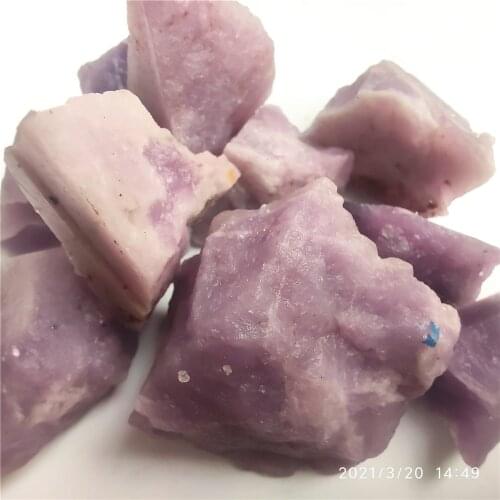 Natural Lilac Stone Purple Lilac Stone Mineral Specimens Collection Stones Decorative Stones