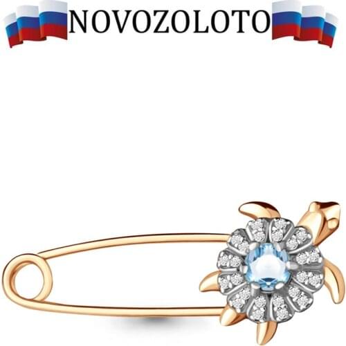 Золотые броши на одежду NOVOZOLOTO China At AliExpress