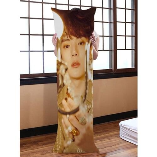 Monsta X Dakimakura Hugging Body Pillow Case DIY Custom Throw Cushion Pillow Cover 7 Sizes 50X150cm Two Sides