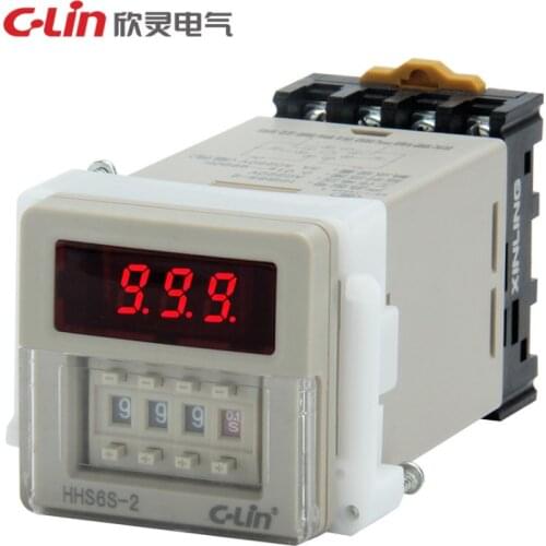C-Lin HHS6S-2 Original Time Relay (is JSS20-48AMS JSS21-A Updated version) 0.01s~9990h