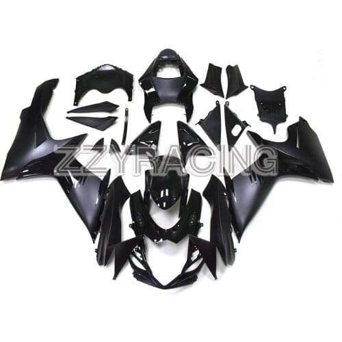 Full Motorcycle Fairings Kit for Suzuki GSXR600 GSXR750 K11 2011 2012 2013 2014 2015 2016 ABS Plastic Body Work Pure Black Cover