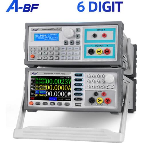 A-BF Programmable Linear Regulated Power Supply 6 Digit Adjustable DC Power Bench Source Color Screen Voltage Current Regulator
