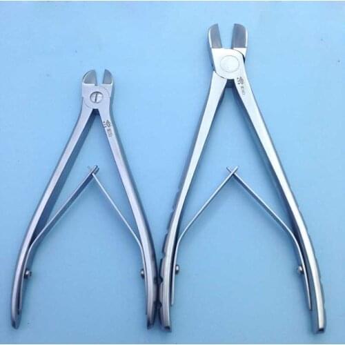 Medical steel wire shears for orthopaedic instruments oblique steel needle shears oblique pliers and oblique shears 1.2/1.5