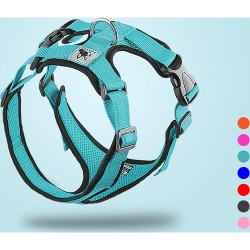 Reflective Mesh Dog Harness Breathable Dog Accessories Puppy Vest For Small Medium Dogs Adjustable Pet Training Harnesses Perros