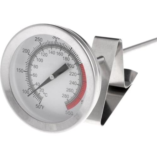20-280℃ Frying Oil Fryer Fries Fried Chicken Wings BBQ Grill Thermometer Long Probe