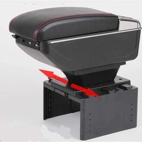 Universal Armrest Car Arm Rest Center Centre Console Rotatable Storage Box Top