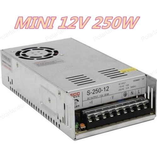 Universal AC-DC Converter 250W 12V Single Output Adjustable Switching power supply unit for LED Strip light